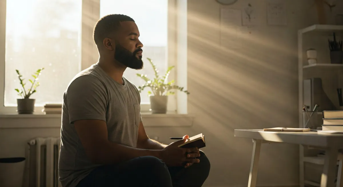 man with faith
