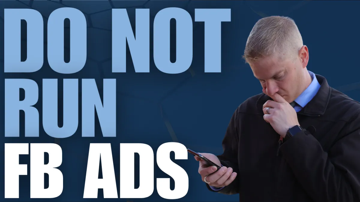 Why You Should Avoid Facebook Ads for Real Estate in 2024