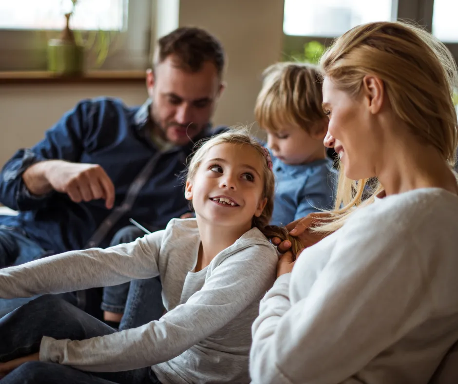 family reading
