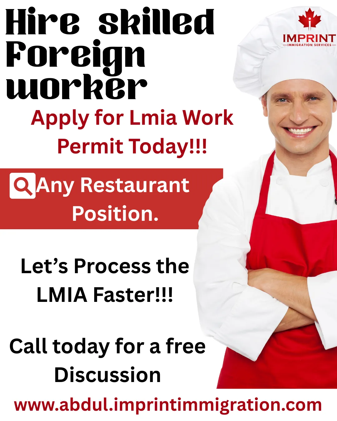 LMIA WORK PERMIT SUPPORT FOR CANADIAN EMPLOYERS