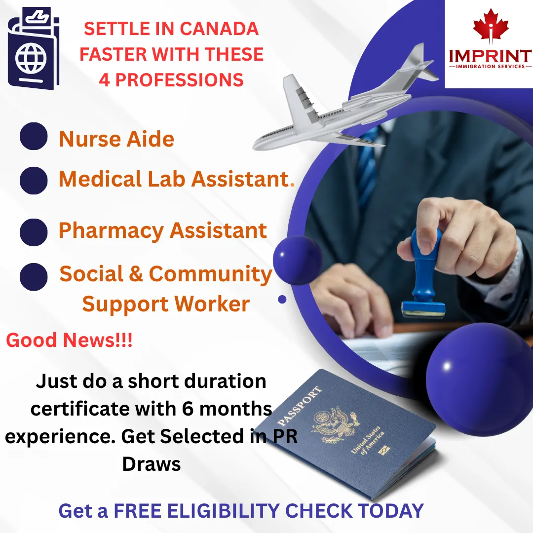 ✨ "Inside or Outside Canada — These Healthcare Careers Can Unlock PR Faster Than You Think!"– Even with Just 6 Months Experience & Short Training Certification.