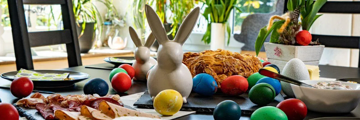 easter table decoration
