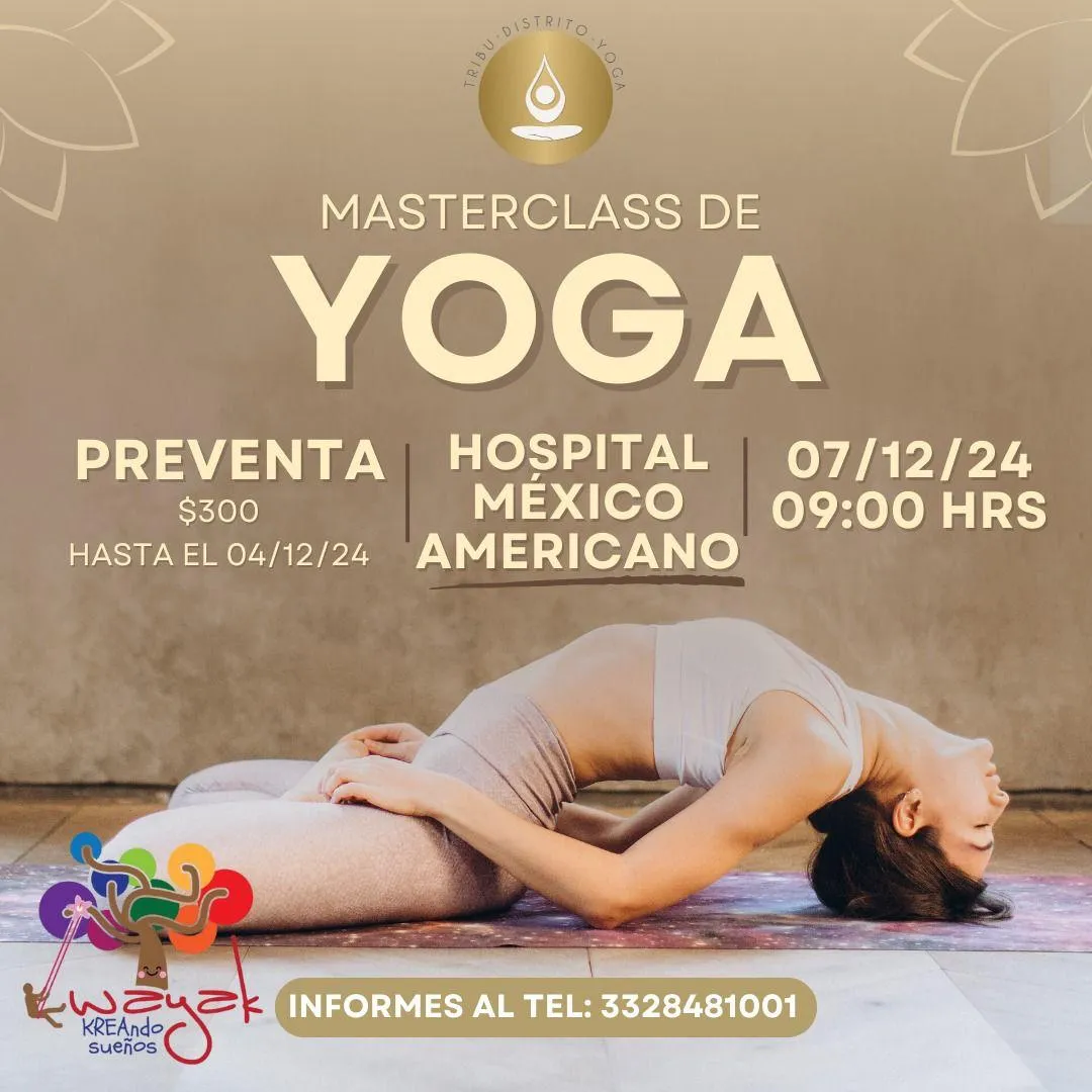 ¡Únete a nuestra Masterclass de Yoga y descubre sus beneficios!