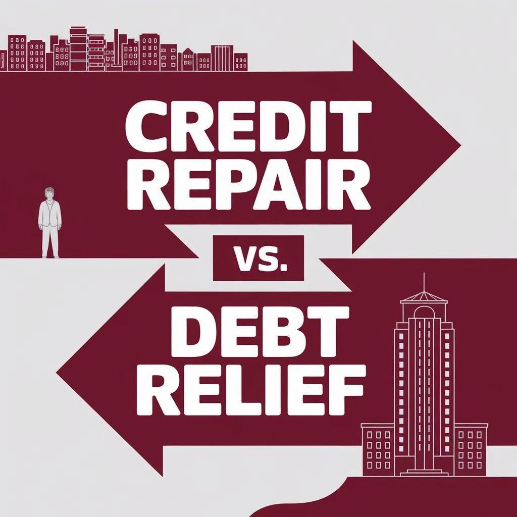 Credit Repair vs. Debt Relief: Which One Do You Really Need?