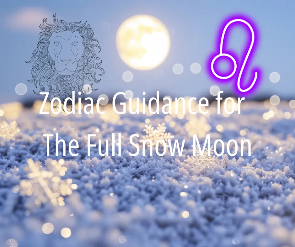 Full Snow Moon & St. Brigid Zodiac Guidance: Release, Align, and Prepare for the Year of the Fire Horse