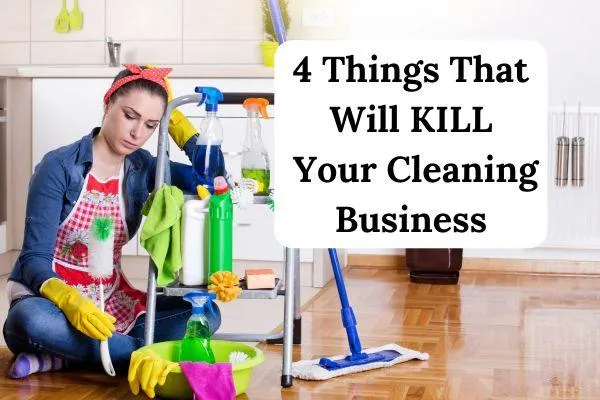 cleaning lady stressed