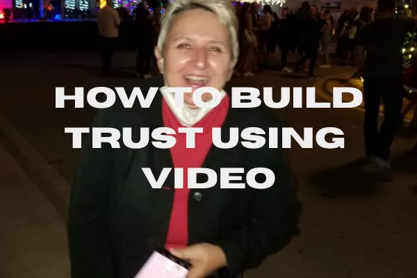 Real estate agent using video to connect with homebuyer or seller before first meeting, trust-building content strategy in action