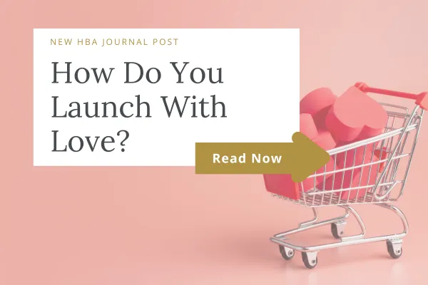 Shopping cart filled with hearts