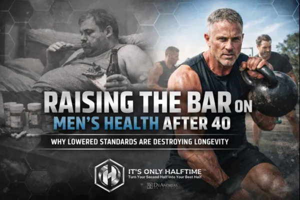 Raising the Bar on Men’s Health After 40: Why Lowered Standards Are Destroying Longevity
