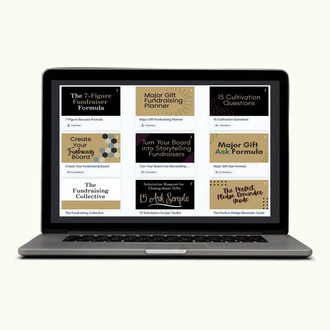 Online Major Gift Fundraising Course