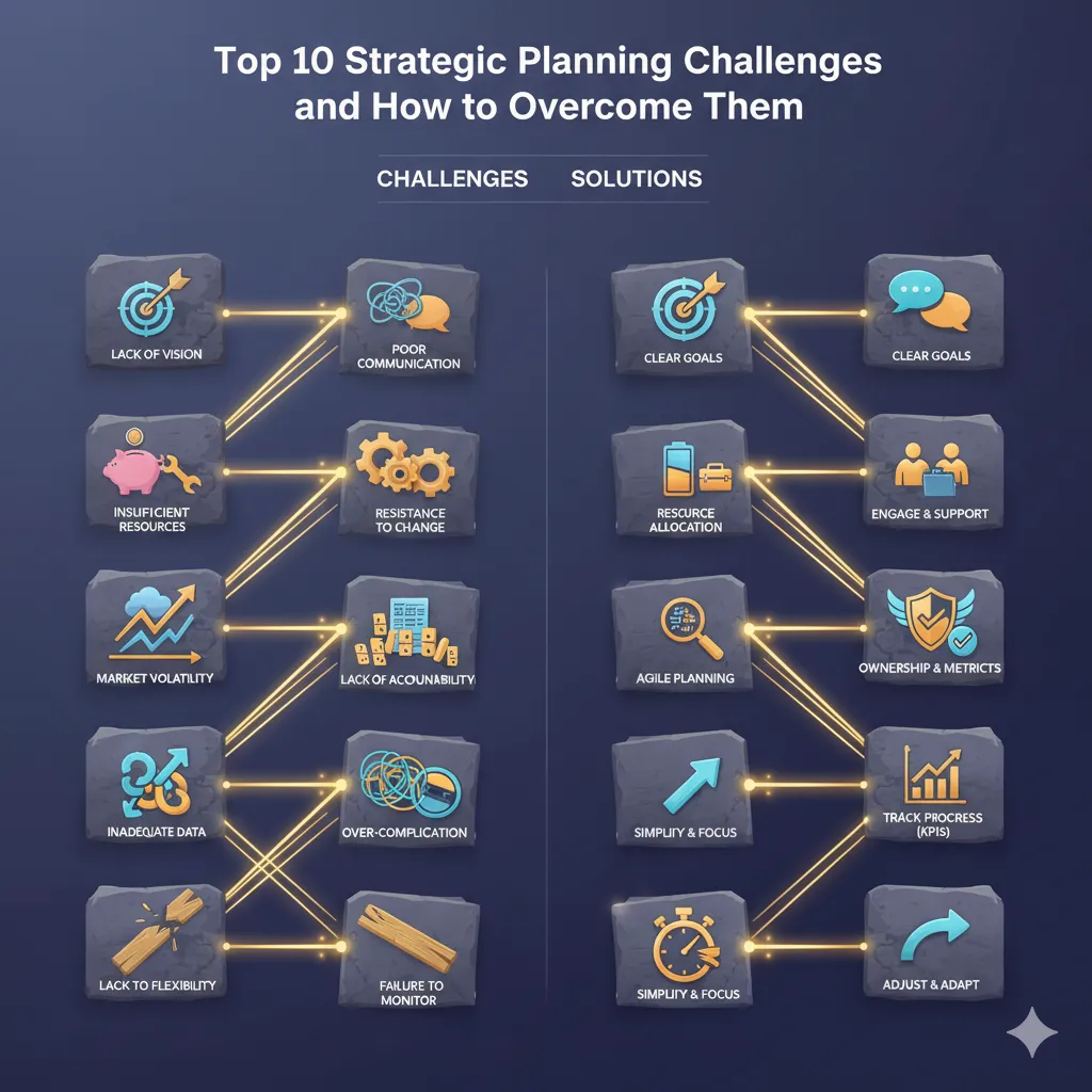 Top 10 Challenges in Strategic Planning and Solutions