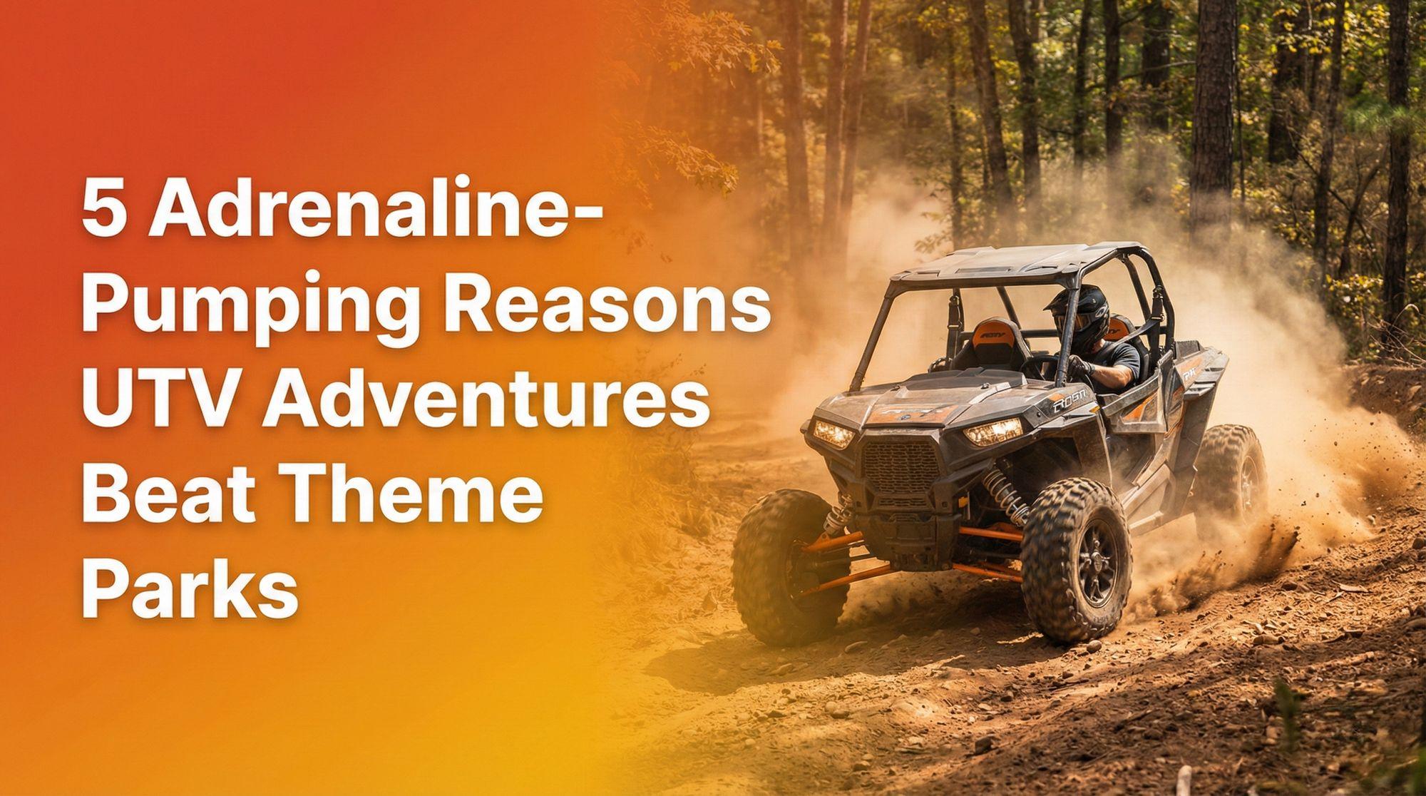 reasons UTV adventures beat theme parks