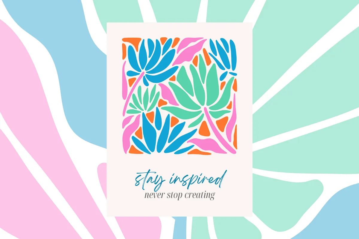 Stay Inspired Canva Poster