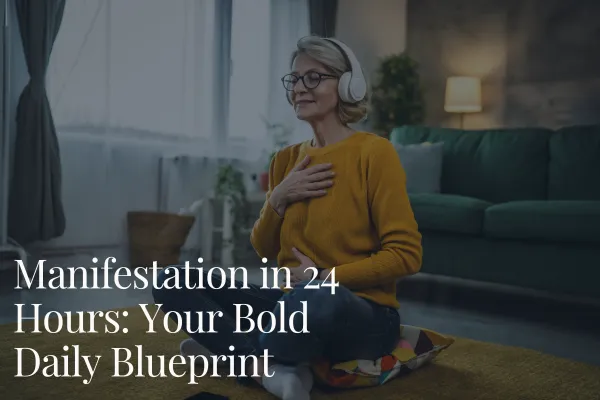 Manifestation in 24 Hours: Your Bold Daily Blueprint