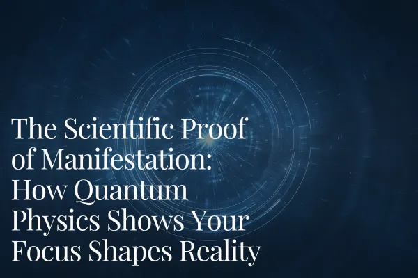 Blog Post Cover Image for The Scientific Proof of Manifestation: How Quantum Physics Shows Your Focus Shapes Reality