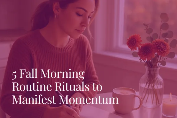 5 Fall Morning Routine Rituals to Manifest Momentum