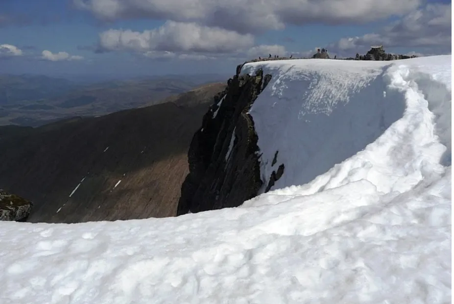 Look at the leathal gully thats just West of the Summit on Ben Nevis