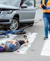 A road accident scene