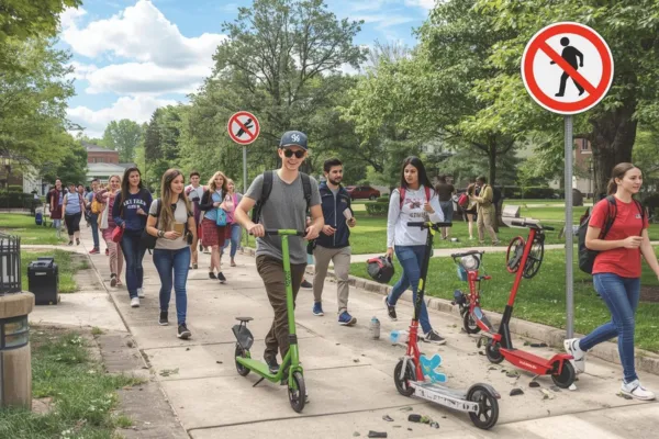 UNC & NC State’s 2025 E-Scooter Ban Backfire: 400% Spike in Pedestrian Strikes on Campus Sidewalks