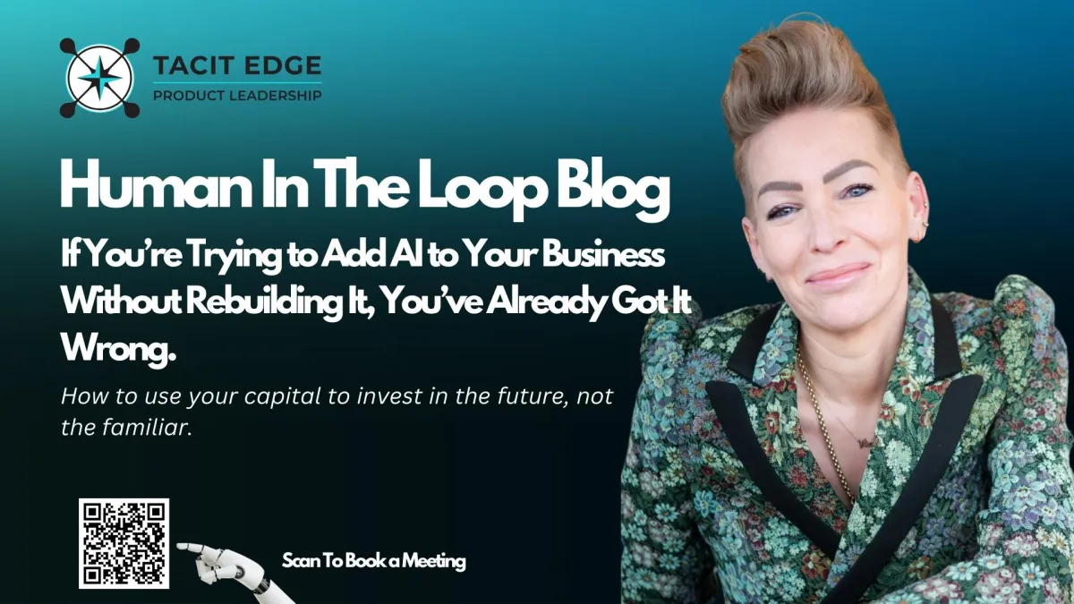 If You’re Trying to Add AI to Your Business Without Rebuilding It, You’ve Already Got It Wrong.