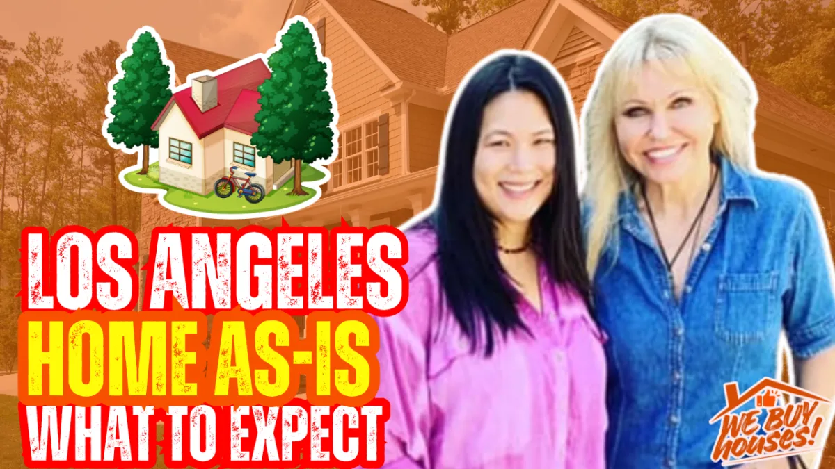 Thumbnail image with Tricia Watts, featuring bold text "Selling As-Is In Los Angeles – Learn What to Expect" and "Sell As-Is – 4 Scenarios For LA Homeowners