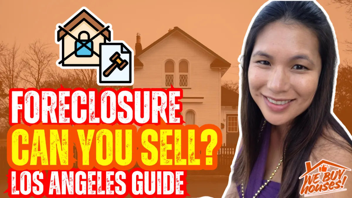Los Angeles homeowner considering selling a house in foreclosure with guidance on avoiding foreclosure