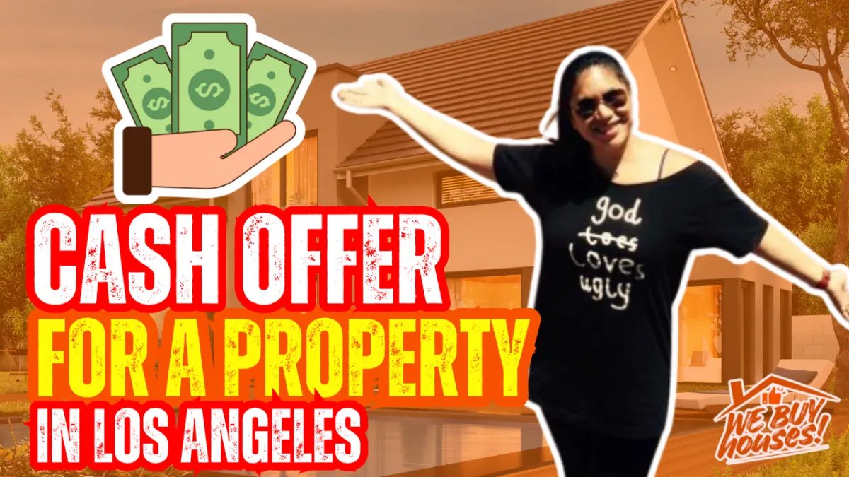 Homeowner accepting a cash offer for a property in Los Angeles