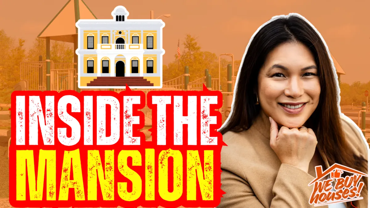 Luxury Los Angeles mansion with palm trees and modern design, showcasing what defines a mansion house in LA real estate