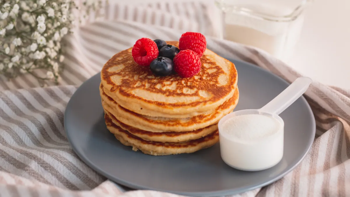 Protein packed pancakes North Hollywood CA