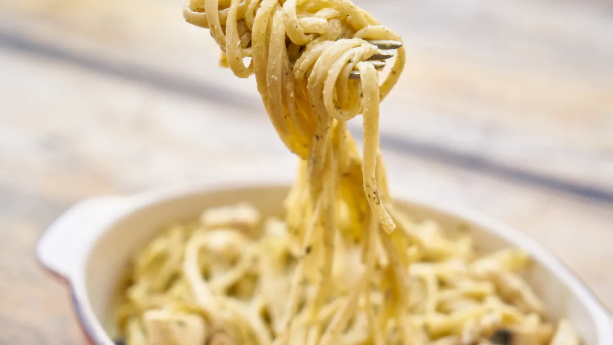 Cashew Alfredo pasta Glendale CA