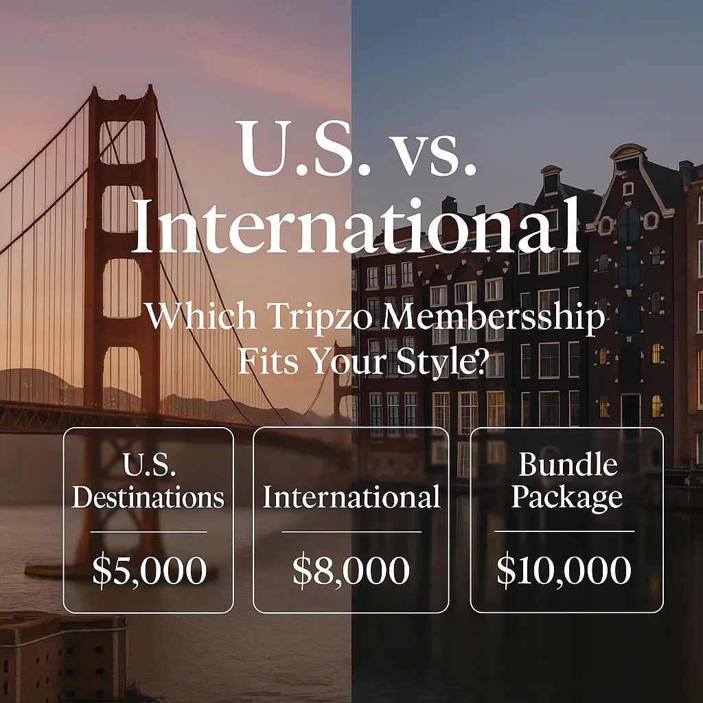 US vs. International: Which Tripzo Membership Fits Your Style?