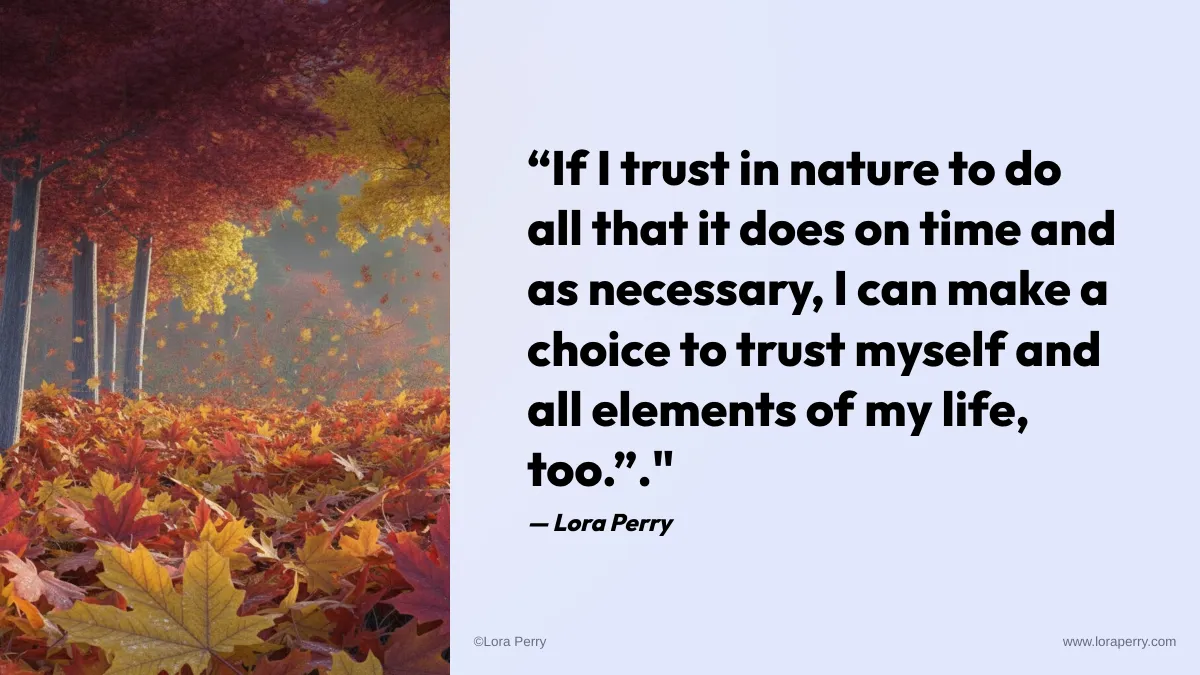 The Quiet Faith of Falling Leaves