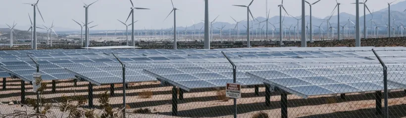 Image of solar panels in winter with snow on them