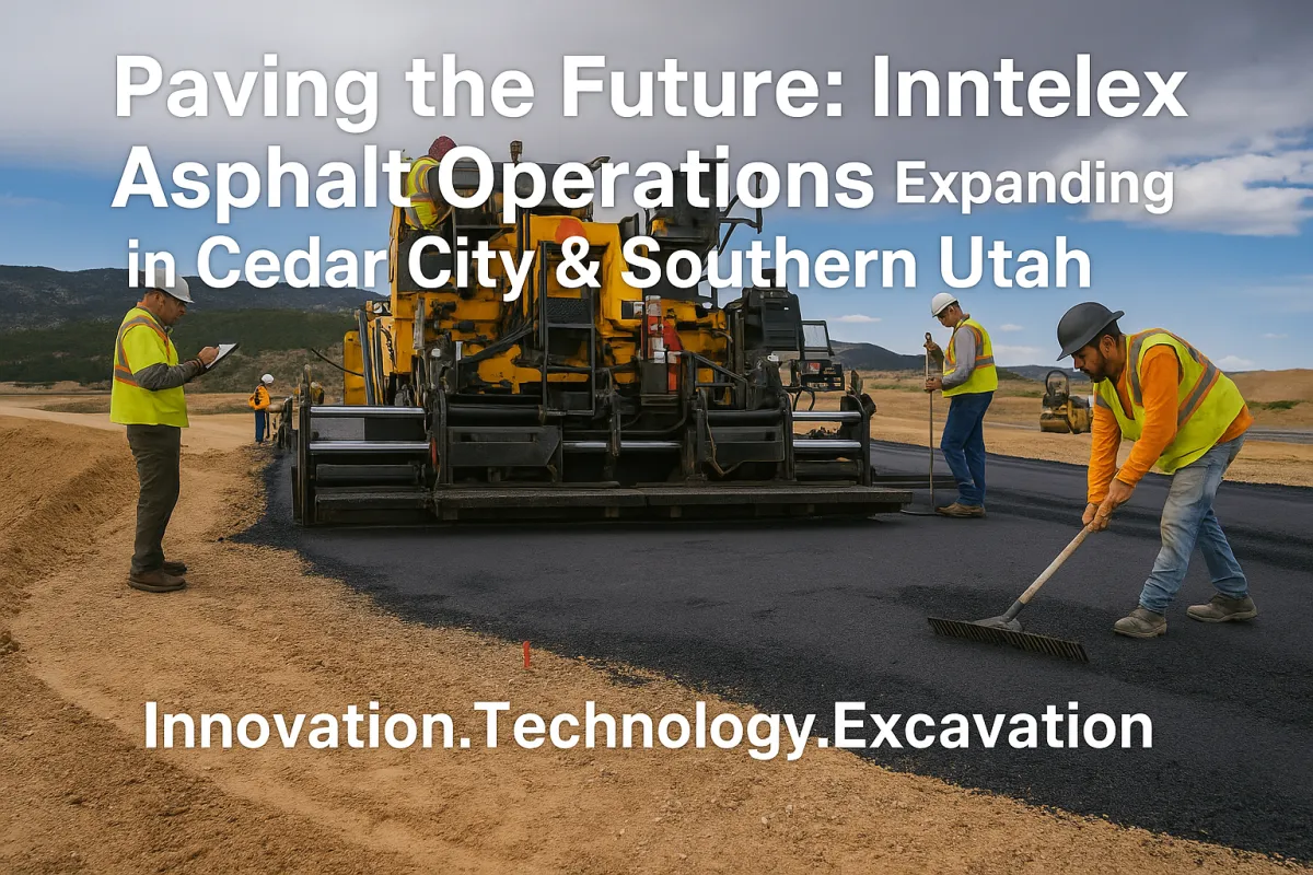 Inntelex Expands Asphalt Paving in Cedar City, Utah