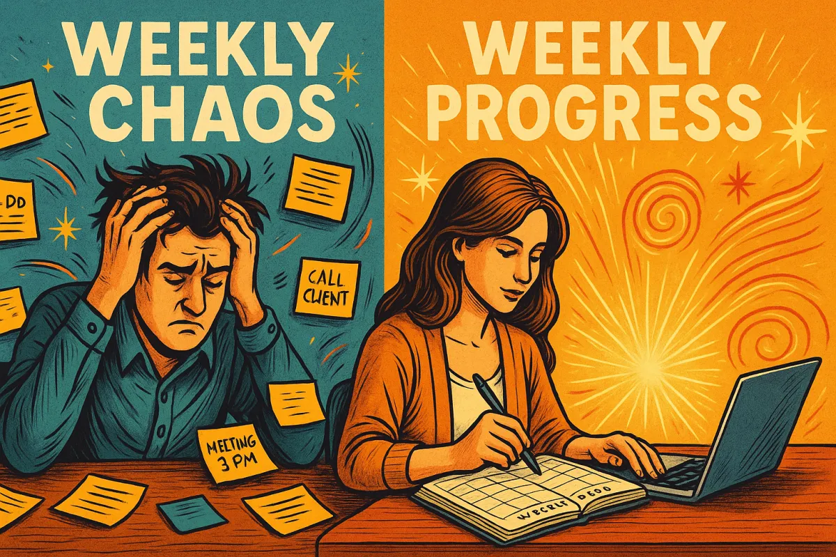 weekly chaos to progress