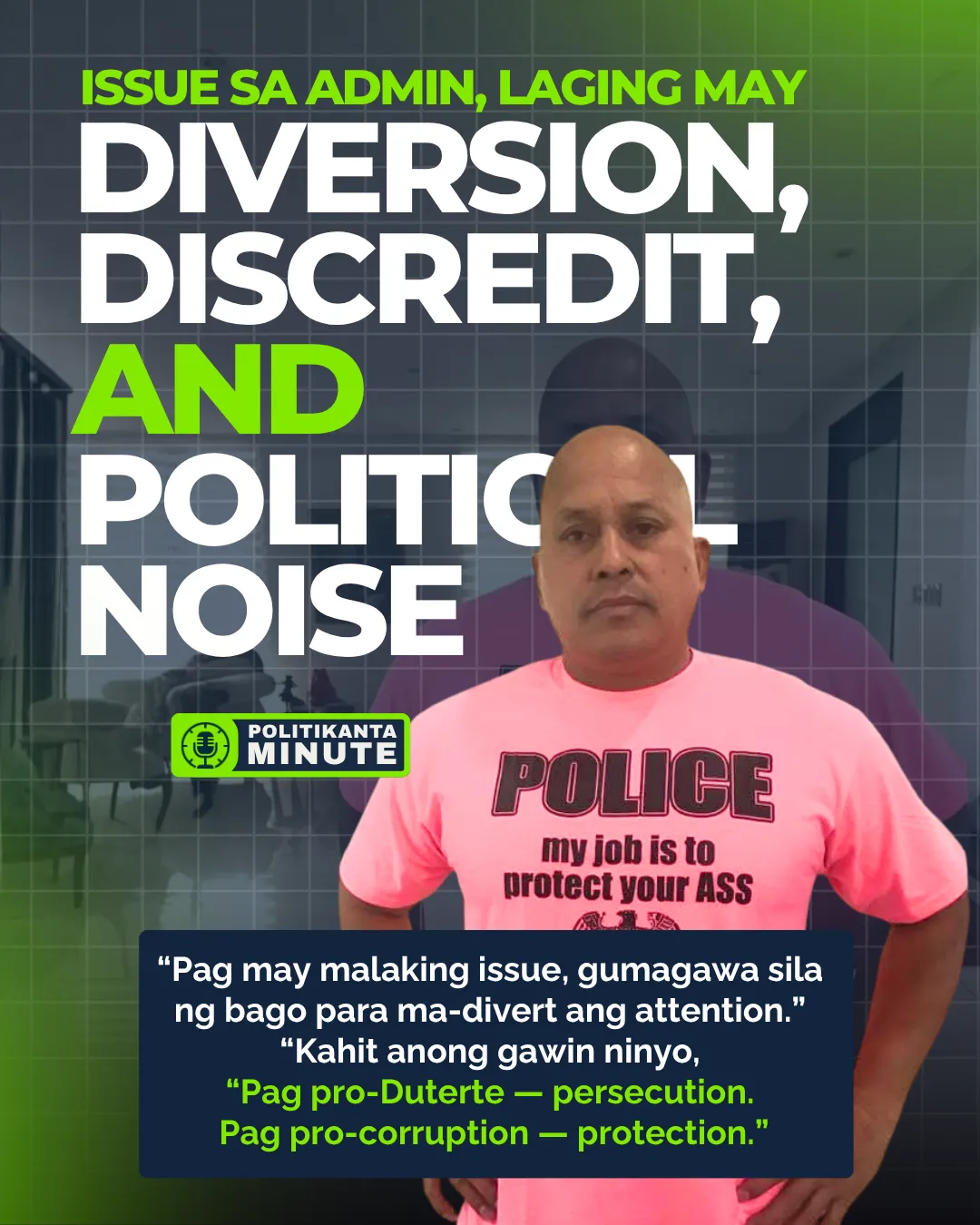 “Facebook users express support for Sen. Bato Dela Rosa amid new controversies, with comments defending him and questioning political diversion tactics.”