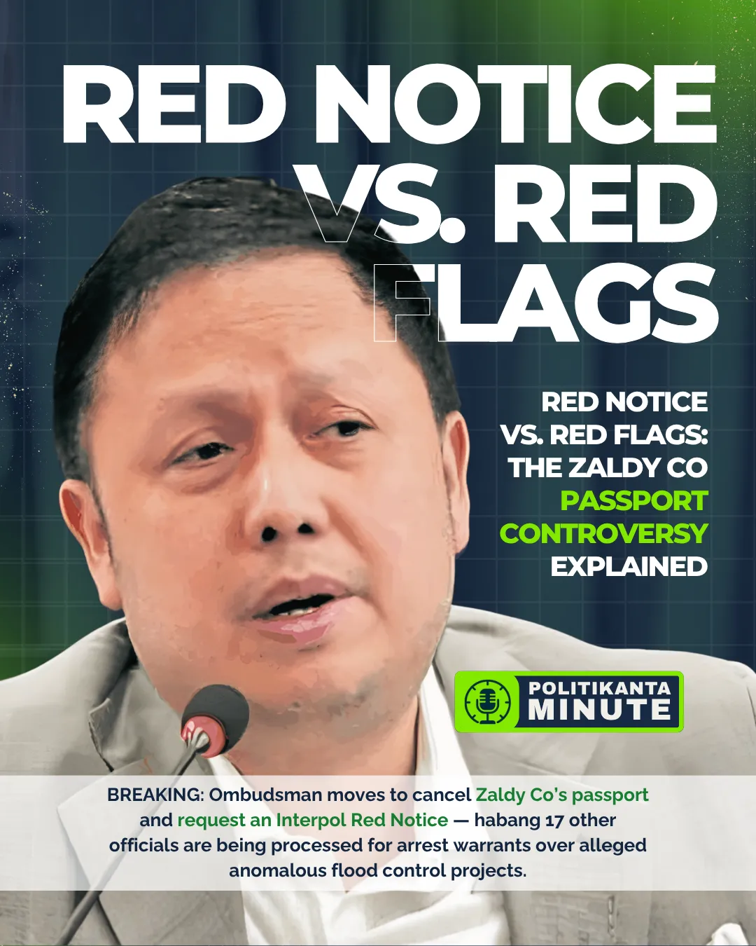 Red Notice vs. Red Flags: The Zaldy Co Passport Controversy Explained