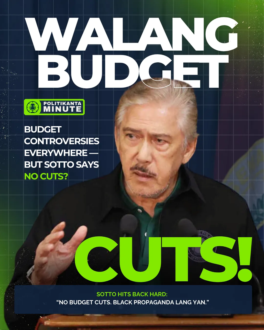 Sotto Dismisses Claims of District Budget Cuts as “Black Propaganda” — But Questions Linger