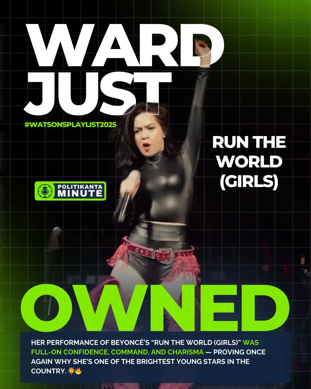 Jillian Ward Opens #WatsonsPlaylist2025 Stage With a Beyoncé-Level Performance