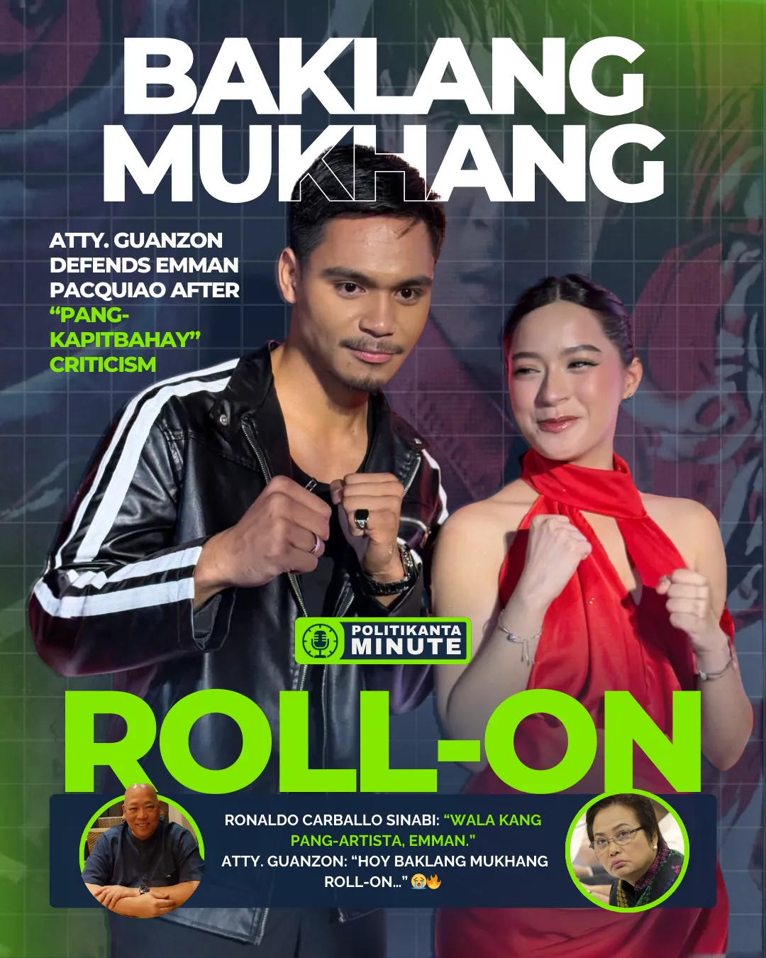 Atty. Rowena Guanzon Fires Back at Ronaldo Carballo’s Criticism of Emman Bacosa Pacquiao