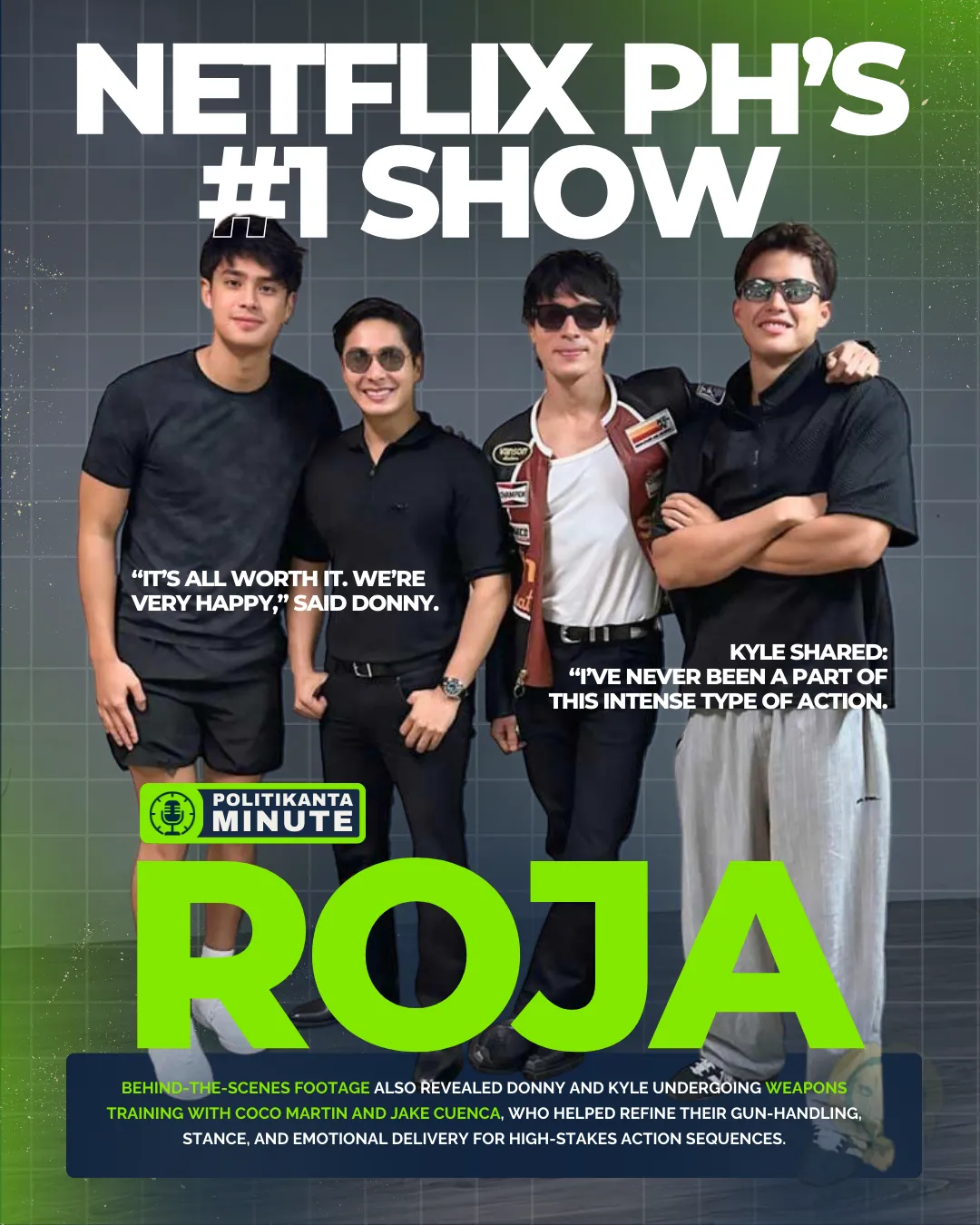 Donny Pangilinan & Kyle Echarri’s “Roja” Takes the #1 Spot on Netflix Philippines