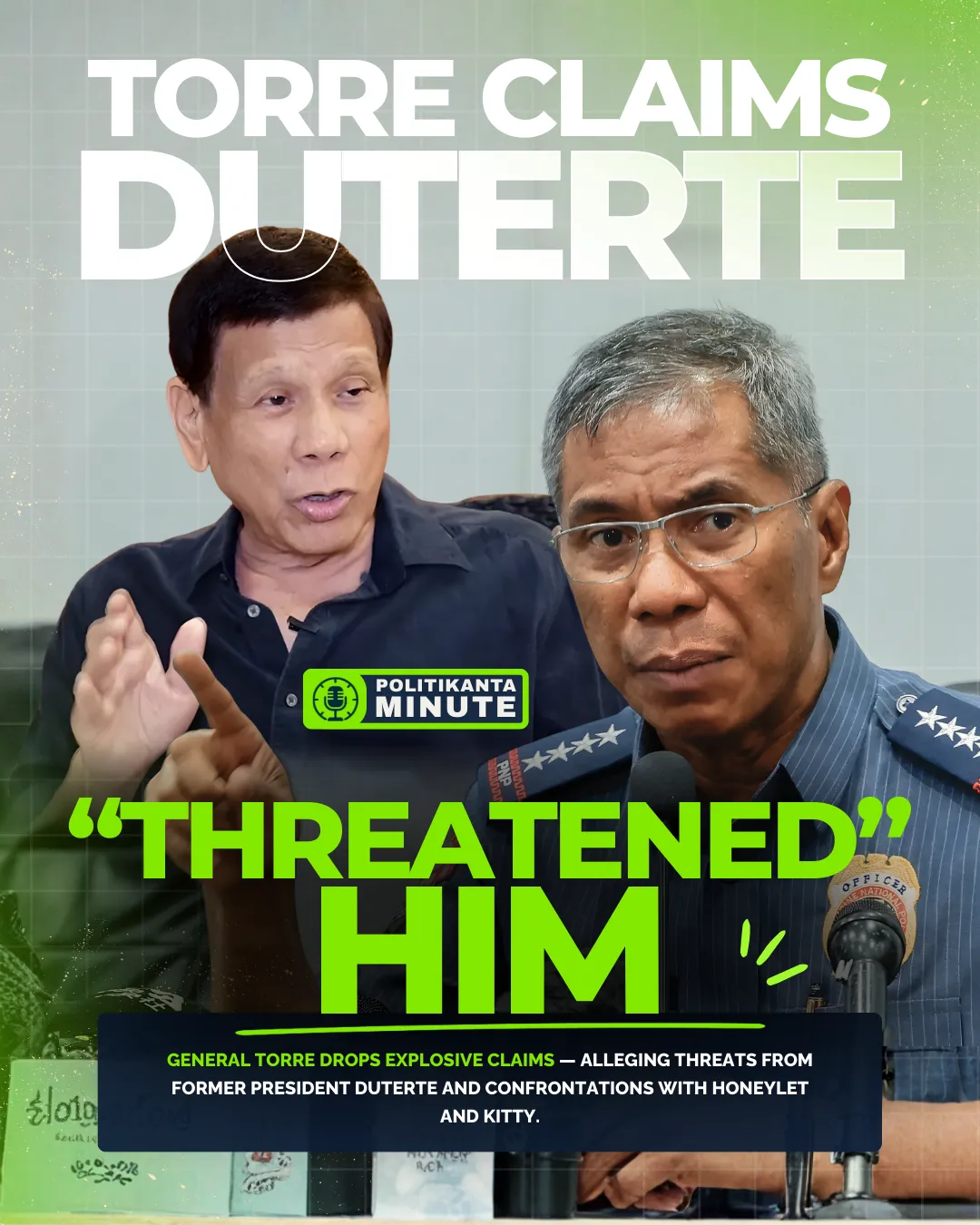 General Torre’s Claims: Accusations or Another Political Plot Twist?