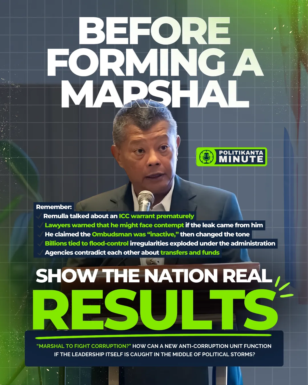 Remulla Wants an ‘Ombudsman Marshal’? Bago tayo pumalakpak, tanungin muna natin: Who will guard the guardian?