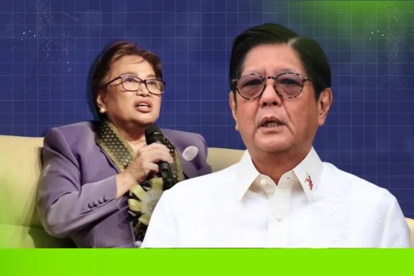 Former election commissioner Rowena Guanzon speaking in a video criticizing President Ferdinand Marcos Jr., sparking debate over political accountability, rhetoric, and the boundaries of public discourse.