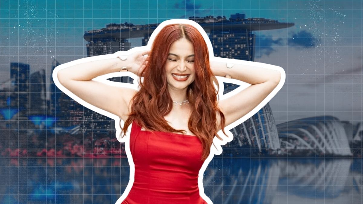 Anne Curtis attends an event as she shares social media posts comparing governance and corruption in Singapore and the Philippines