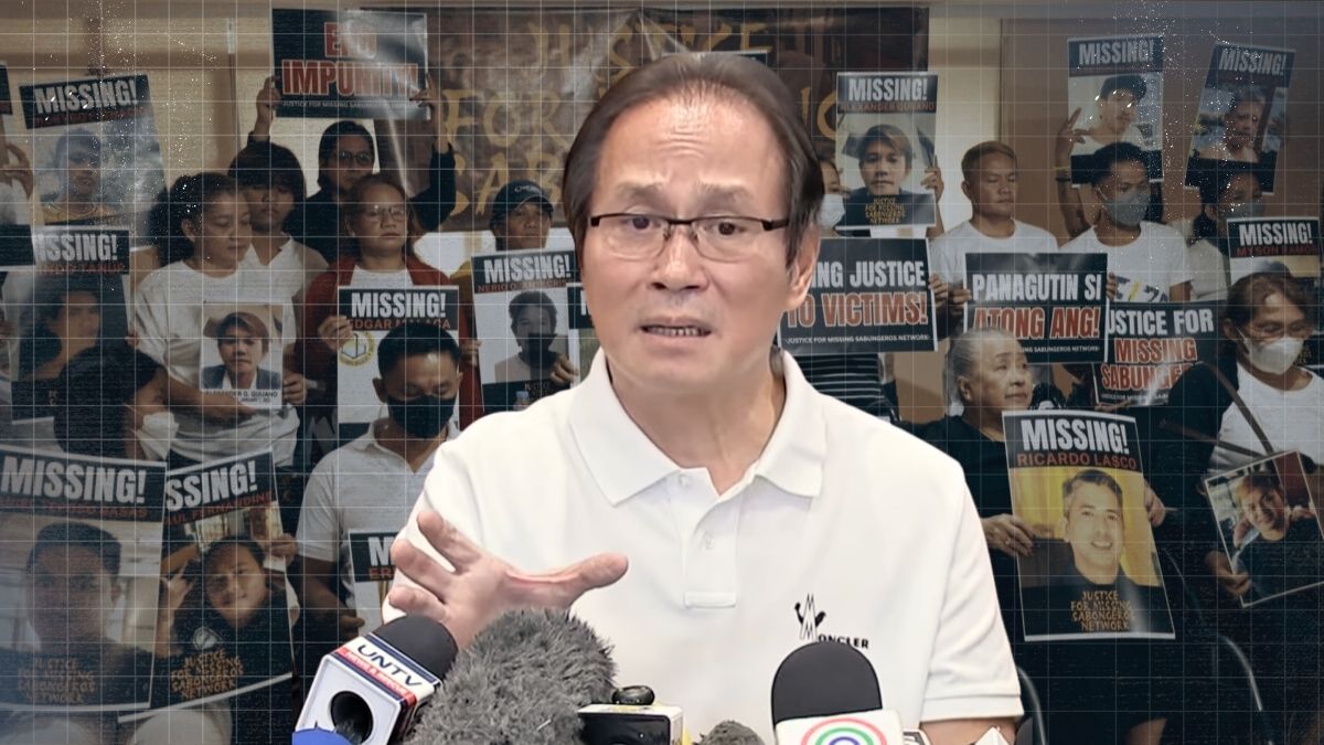 “Atong Ang appears in public as reports confirm the DOJ has filed kidnapping and homicide charges linked to the missing sabungeros case.”