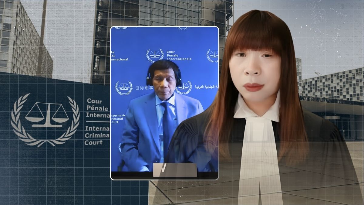 A viral social media graphic showing an alleged ICC judge with text appealing for former Philippine President Rodrigo Duterte to spend Christmas with his family.