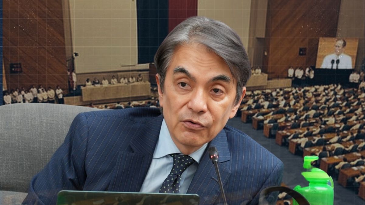 Navotas Rep. Toby Tiangco speaking during a congressional hearing, calling for full public disclosure of 2026 budget allocations before the House vote.