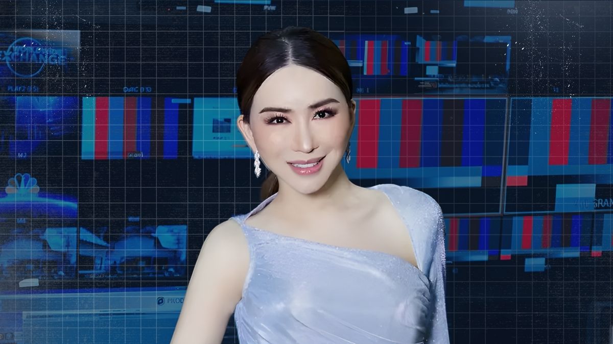 Former Miss Universe CEO Anne Jakrajutatip posing in a studio portrait, following reports that she was sentenced to two years in prison by a Bangkok court for fraud related to JKN Global Group.