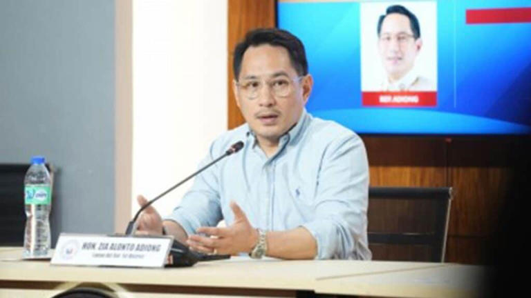 Zia Alonto Adiong speaks at a House of Representatives briefing, discussing constitutional standards and caution against politicized impeachment efforts.